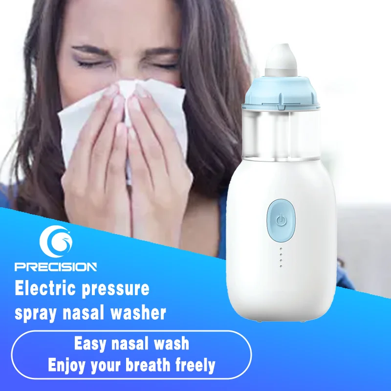 Electric spray nasal cavity washer one machine two purpose sinusitis nose clean with rechargeable battery