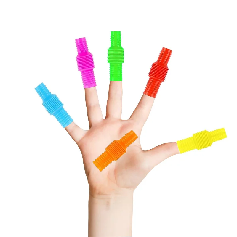 Custom Logo Mini Colorful Pop Tubes Fidget Toys New Design Stress Relief Toys for Kids and Adults Unisex Plastic Material
