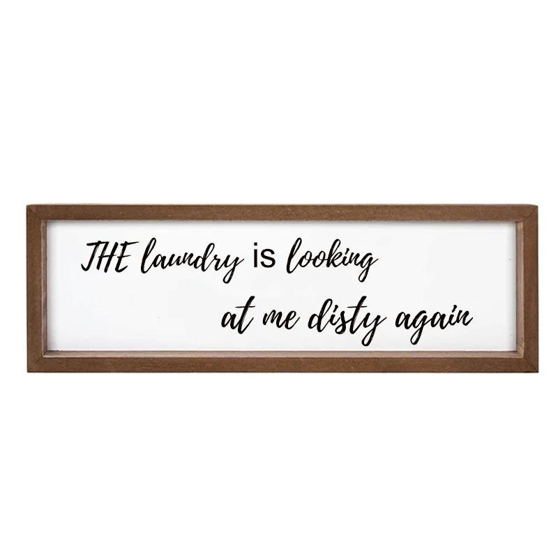 2023 Most Popular Home Laundry Room Decor Wall Decor Rustic Farmhouse Sign