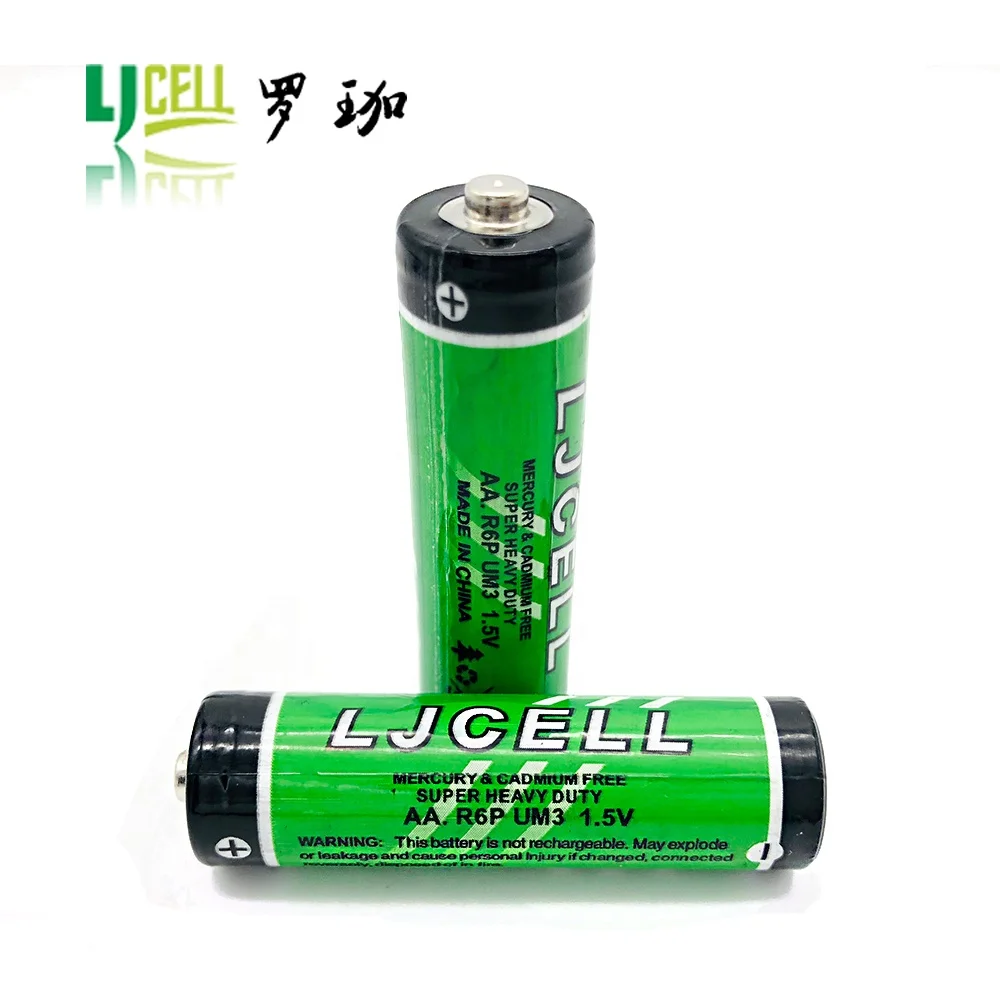 AA Super heavy duty battery r6p 1.5V carbon zinc Dry Battery