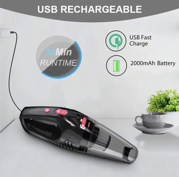 Wireless Handheld Car wet Vacuum For Home Appliance Car Clean Products Cordless Vacuum Cleaners Carpet Power Suction Floor mop