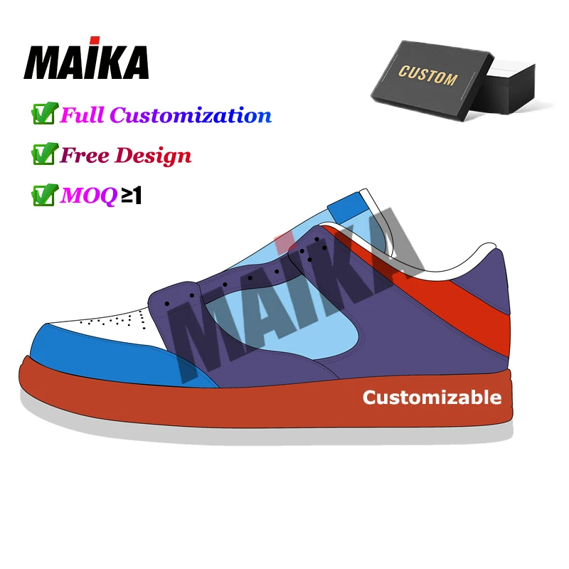 High Quality Customized Logo Sneakers Men Casual Leather High Low Cut Blank Skateboard Shoes Manufacture Custom Walking Shoes