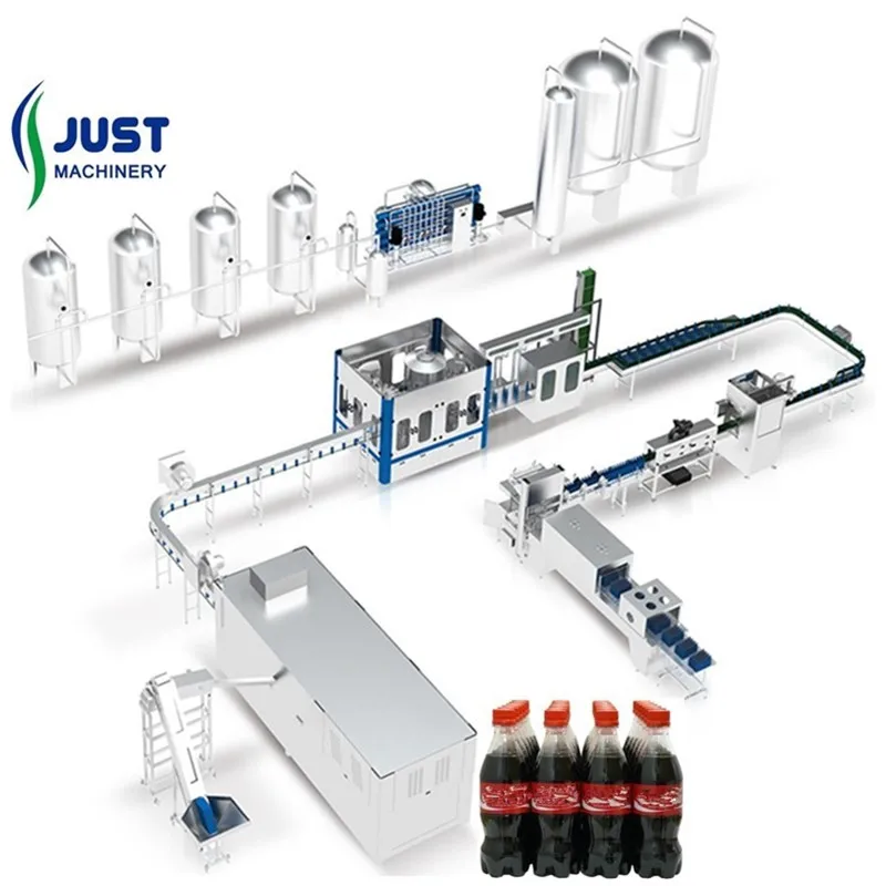CE automatic soft drinks machine plant filling system factory bottling line packing production equipment manufacturer