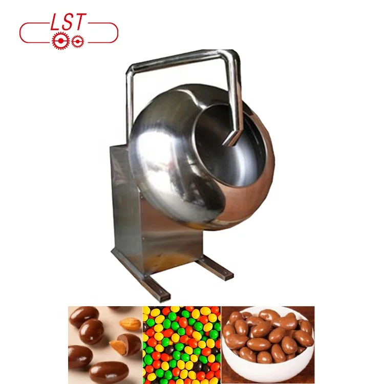 LST Multifunction Coating Pan Machine Peanut Coating Machine Chocolate Making Machine