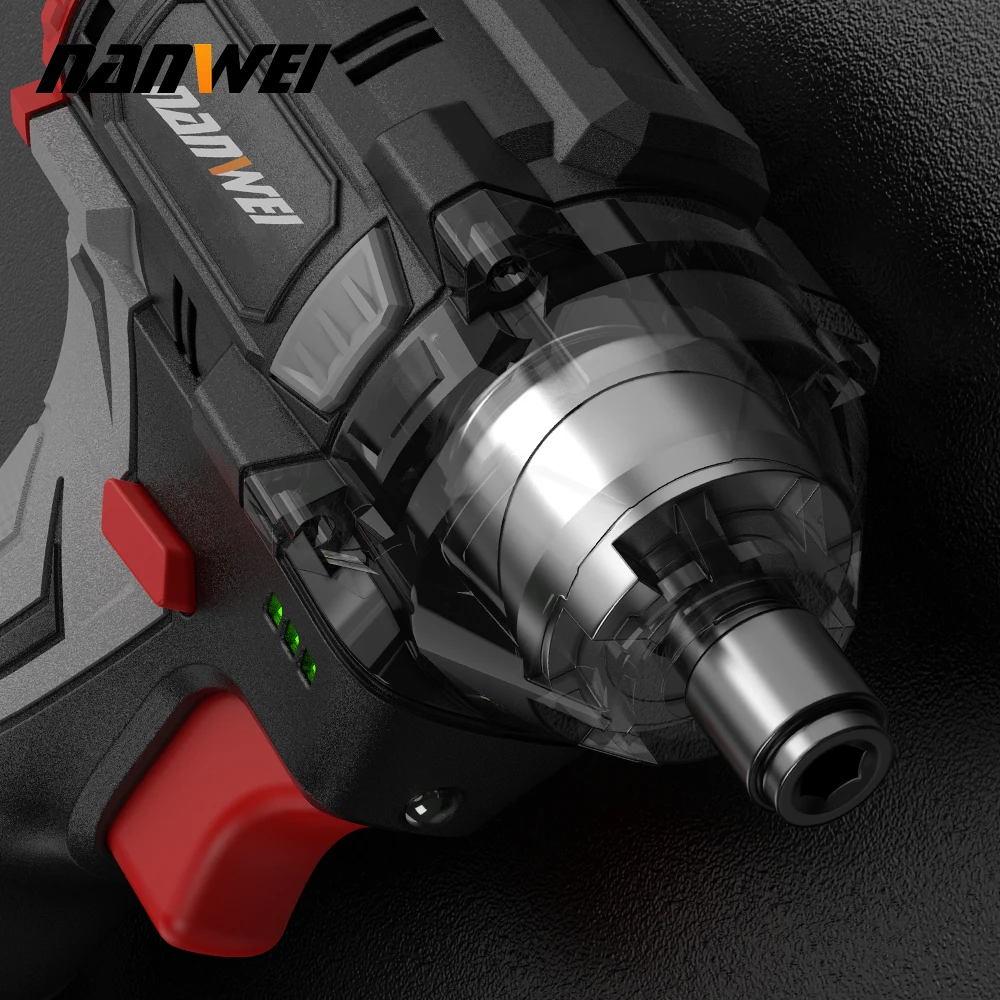 Brushless Lithium-ion Impact Screwdriver Home Electric Screwdriver Electric Drill Rechargeable Screwdriver