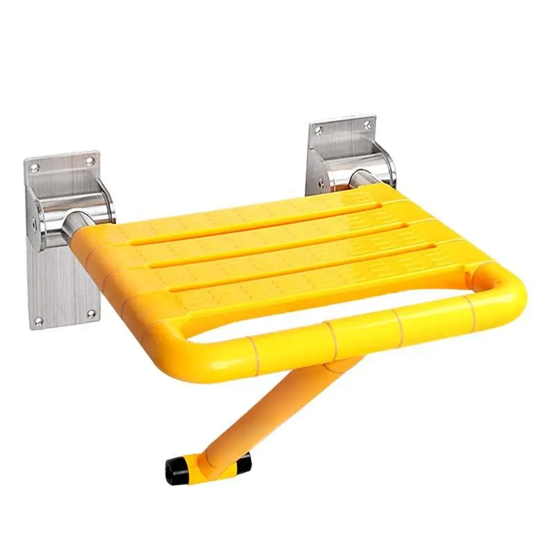 Foldable Wall Mounted Shower Chair Disability Elderly And Children Can Use Anti-slip For Bathroom