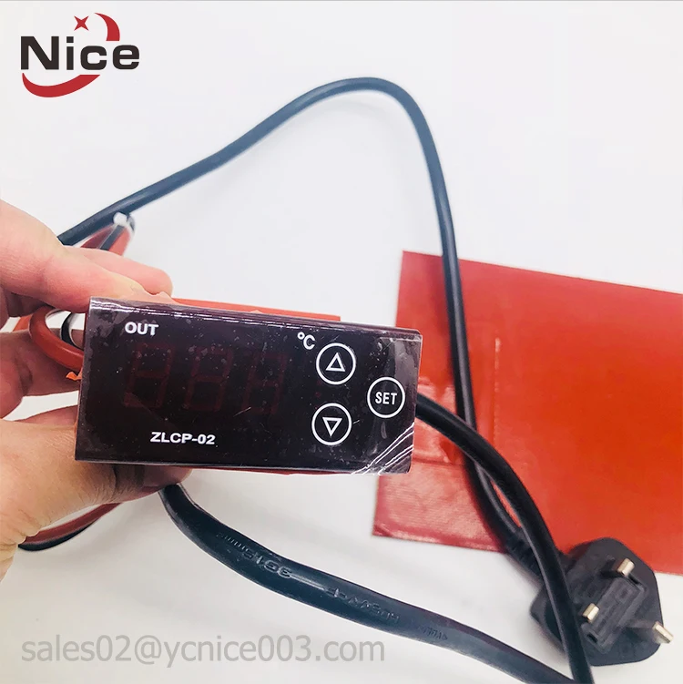 Flexible heat strip 12v machine heating silicone rubber thin film