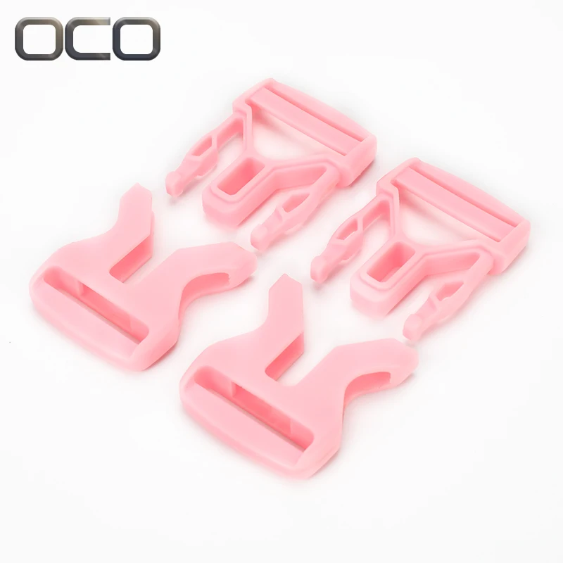 Buckle Manufacturer Plastic Side Release Buckle Adjustable Tri-glide Slide And D Ring