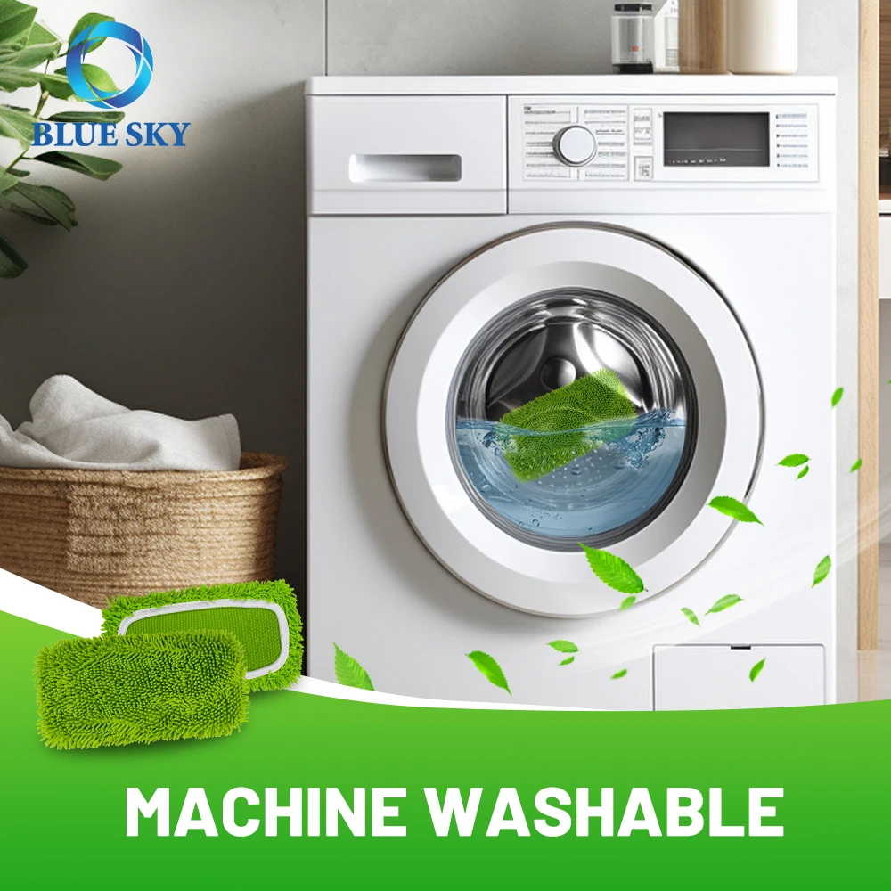 Reusable Microfiber Mop Pads Wet & Dry Mopping Cloths Washable Wet Pads Refill Fit For Swi-ffer Sweeper Hard Floor Mop