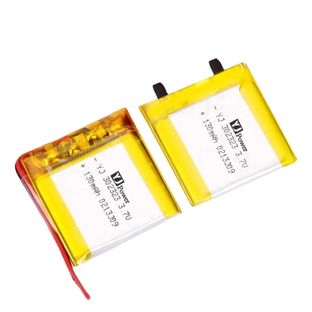 Lithium Polymer Battery 302323 401230 551124 501030 3.7V 110mAh Rechargeable lithium-ion polymer battery with Pcb and wire