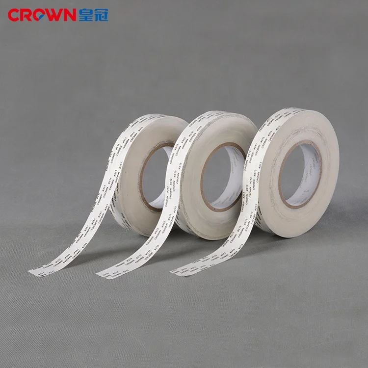 Custom oem self-adhesive tissue paper tapes jumbo rolls adhesive tissue double side wrapping tape paper packing tape