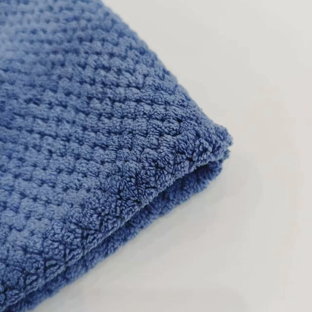 ShaoXing Wholesale customized15% T 85% Nishiki  Terry cloth (blue) 280gsm Length 31cm * width 29cm tricot fabric