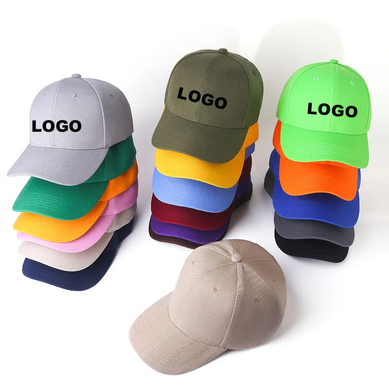 6 Panel Advertising Hats Personalized Customization Baseball Caps with 3d Embroidery Logo Sports Snapback Cap for Men Outdoor