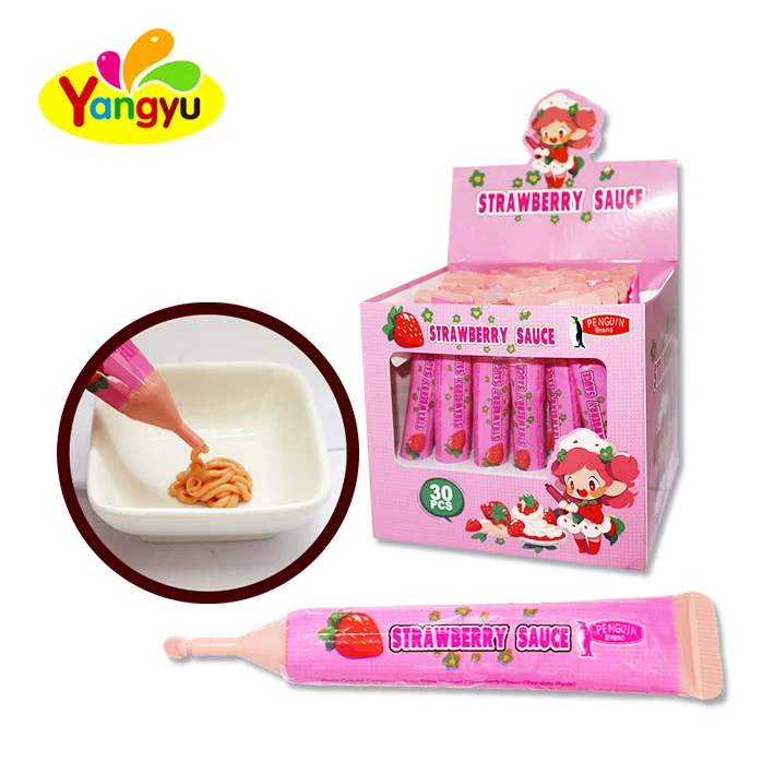 Custom Private Label Halal Toothpaste Shape Liquid Chocolate Sauce