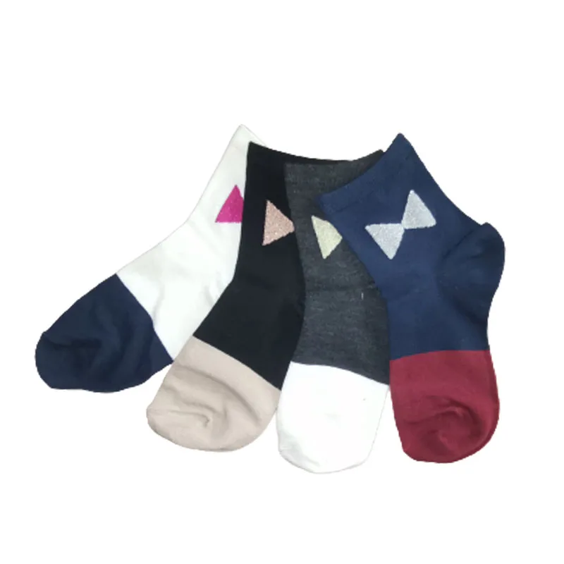 Высококачественные зимние элегантные носки, женские носки с бантом, дизайнерские носки для женщин