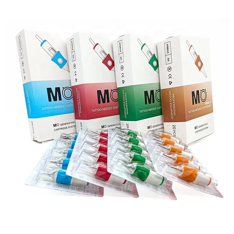 Professional Membrane MO Gen 2 Tattoo Cartridge Needles Permanent Makeup Cartridges PMU OEM