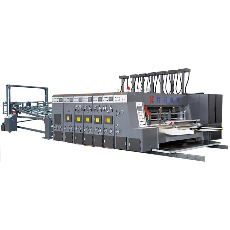 Factory Wholesale 4 Color full automatic carton flexo printing slotting machine