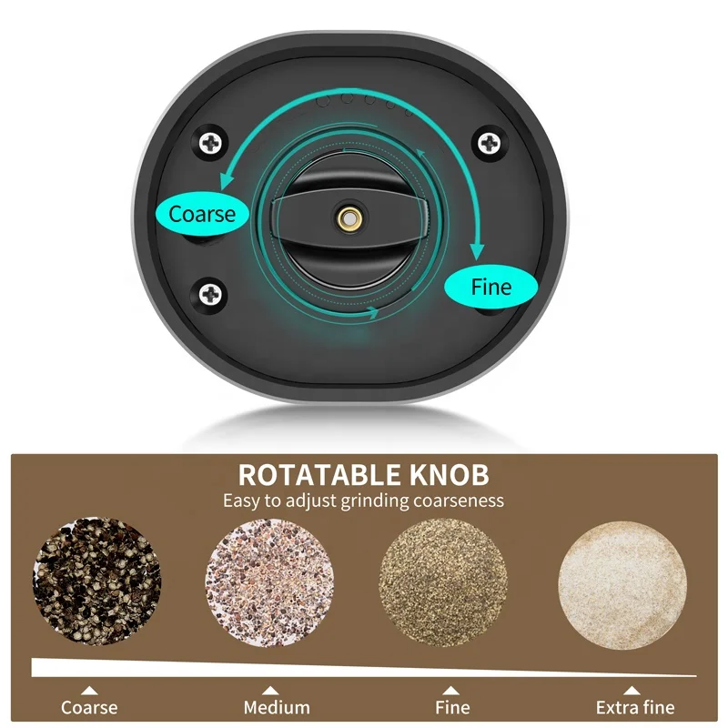 Battery Operated Pepper Grinder Machine Hot Sale Electric Pepper Grinder For Supermarket