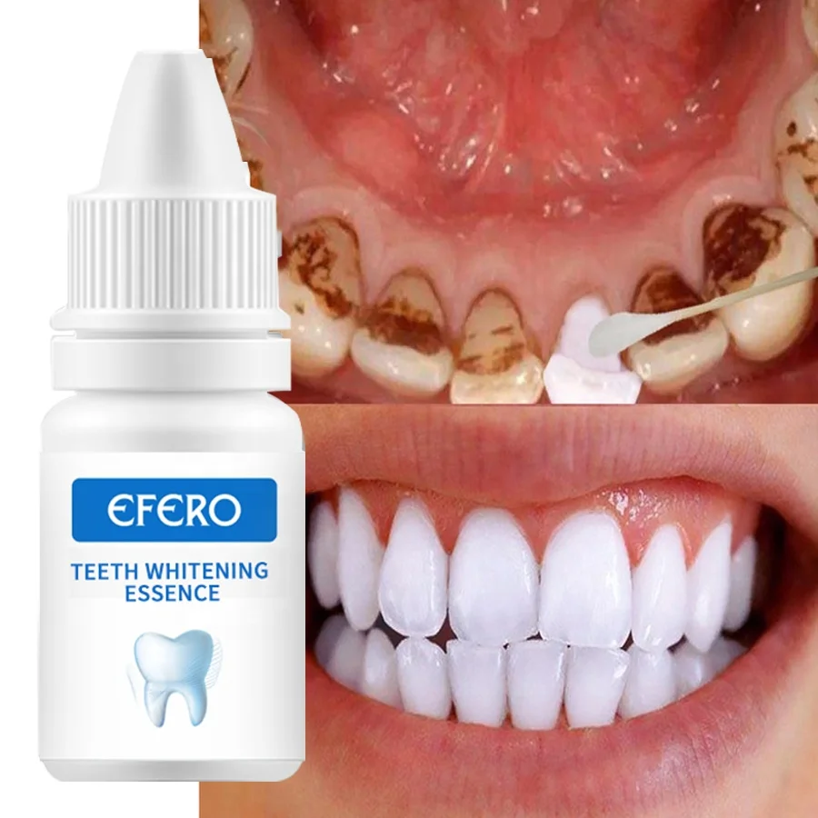 EFERO Teeth Whitening  Oral Hygiene Cleaning Serum Remove Plaque Stains Tooth Bleaching Tools Dental Care Toothpaste