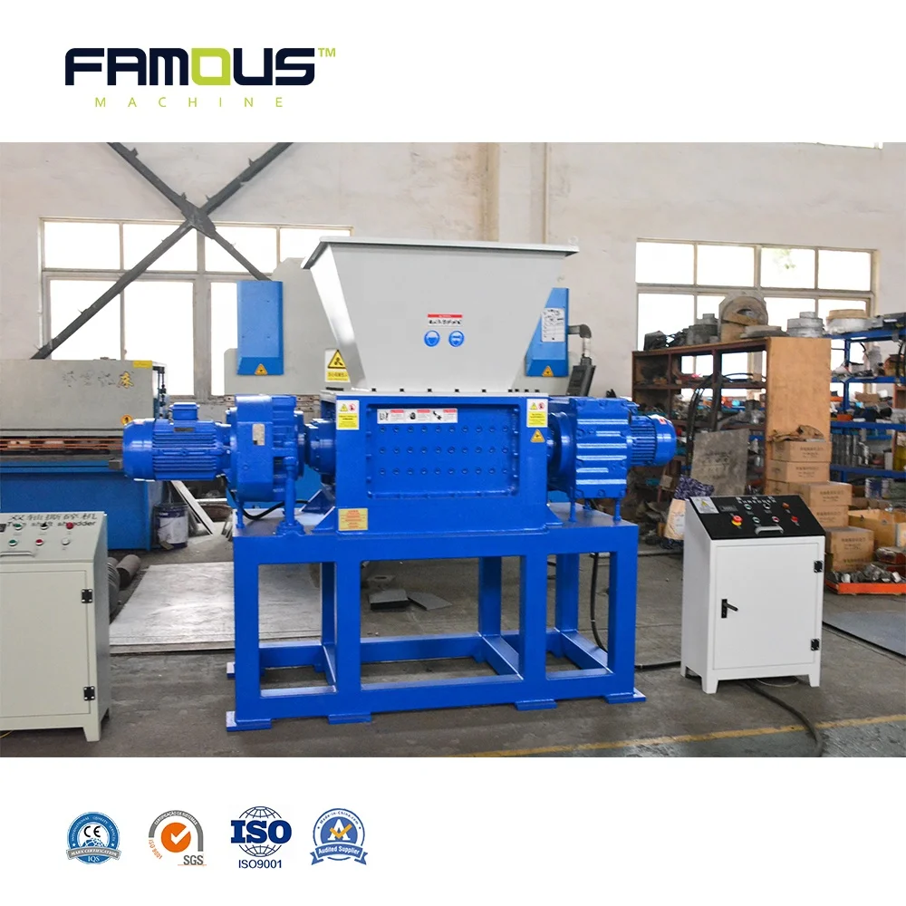 Two/Double/Twin Shaft Shredder for Used Tires/Wood/Soild Waste/Plastic/Metal Scraps