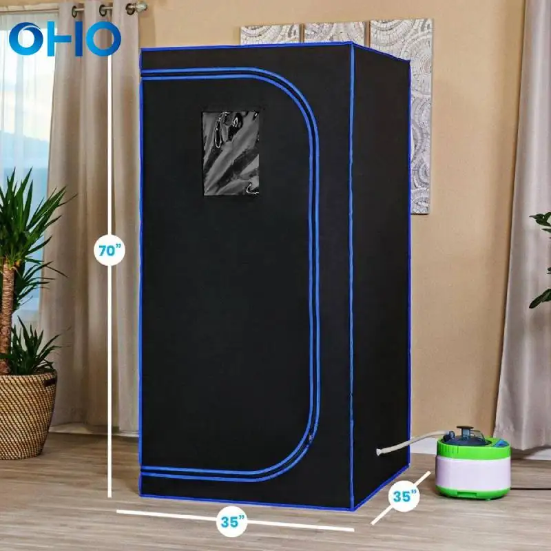OHO Indoor sauna tent portable Full Body Far Infrared Steam Sauna Room