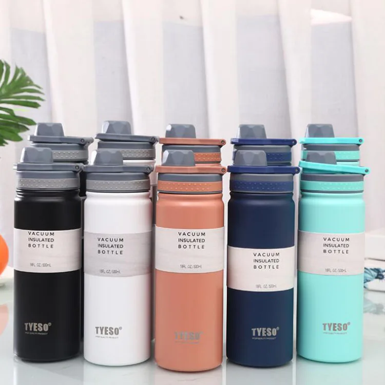 2019 wholesale18oz 25oz stainless steel double wall insulated vacuum water bottle with hand lid
