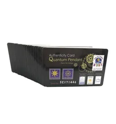 Quantum scalar negative ion scalar bio energy health card