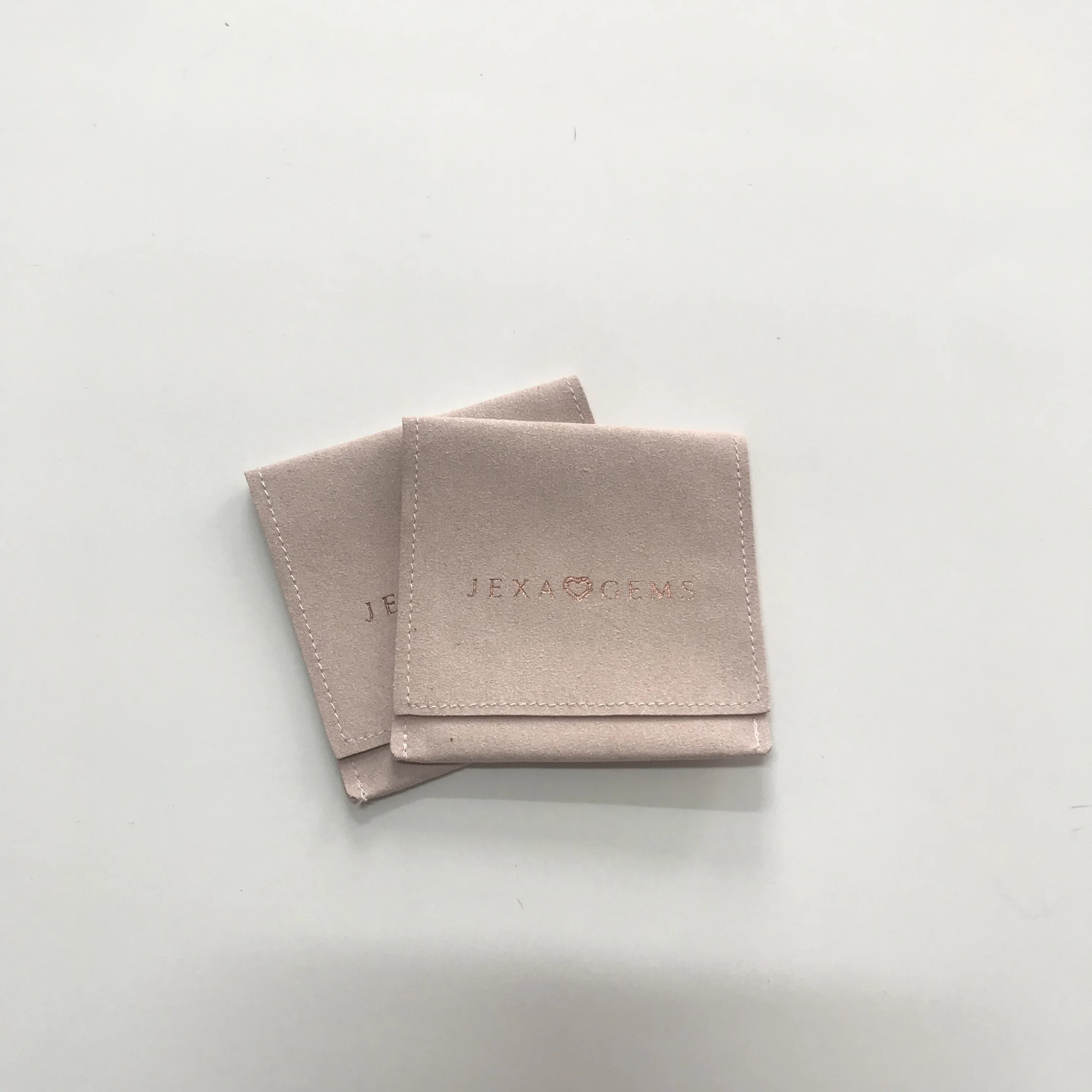 Excellent Quality Free Design Luxury Satin Jewelry Pouch with logo