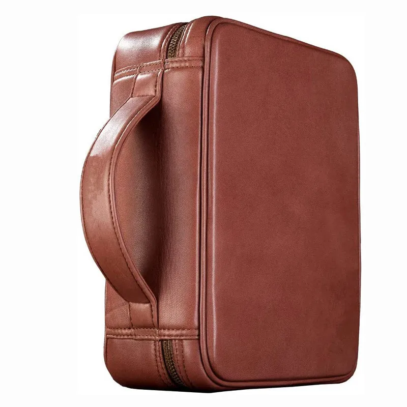 FCB-07 Luxury PU Leather Odor Proof Stash Storage Case Stash Box Large Smell Proof Bags