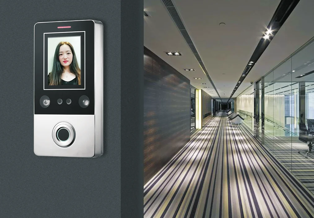 biometric Face Recognition Fingerprint access control System product rfid card