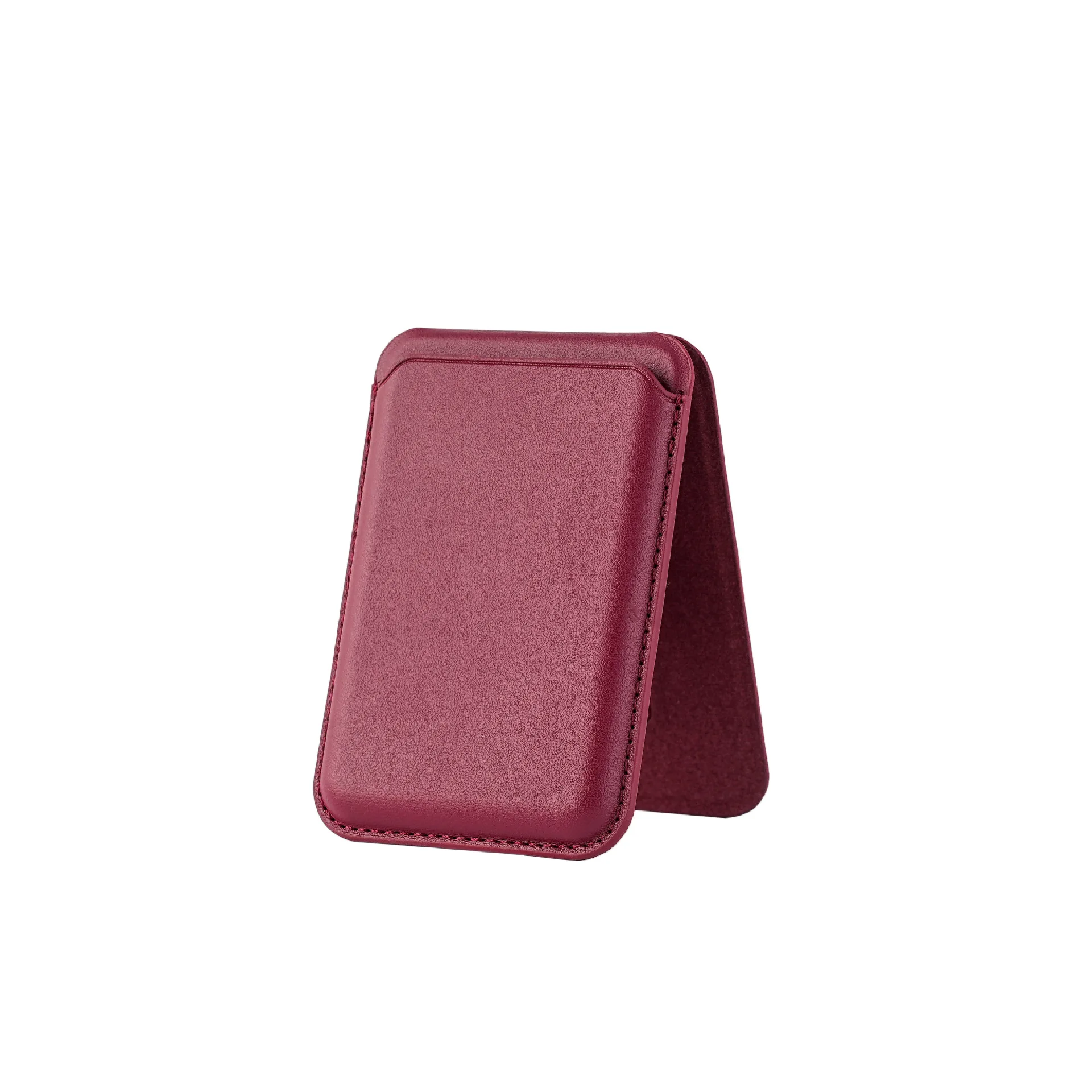 magnetic card holder aluminum credit id for bank flip wallet case phone charging label pocket magnetic sleeve CC01