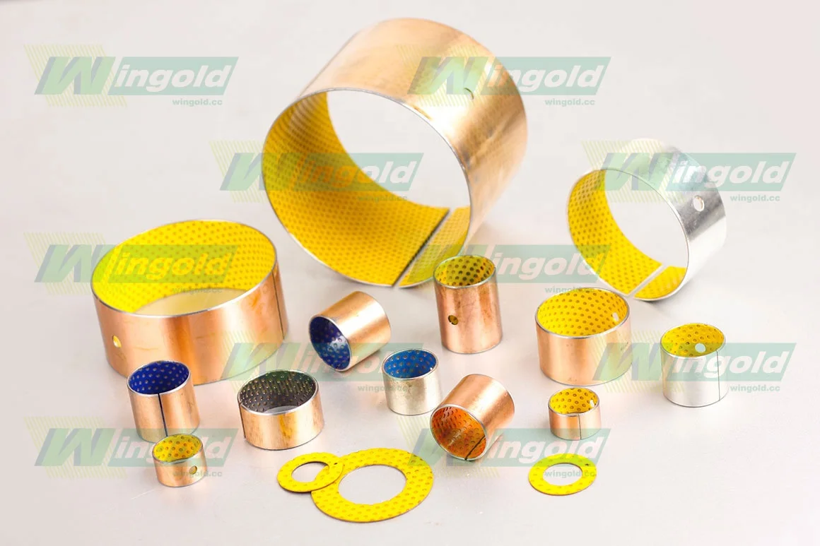 WGB-1  PTFE oilles self lubrication dry slide bushing SF-1 DU bearing