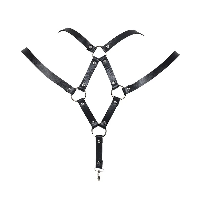 Прямая продажа с фабрики, европейские и американские мужские индивидуальные кожаные ремни в стиле панк, мужские модные подтяжки в стиле ретро