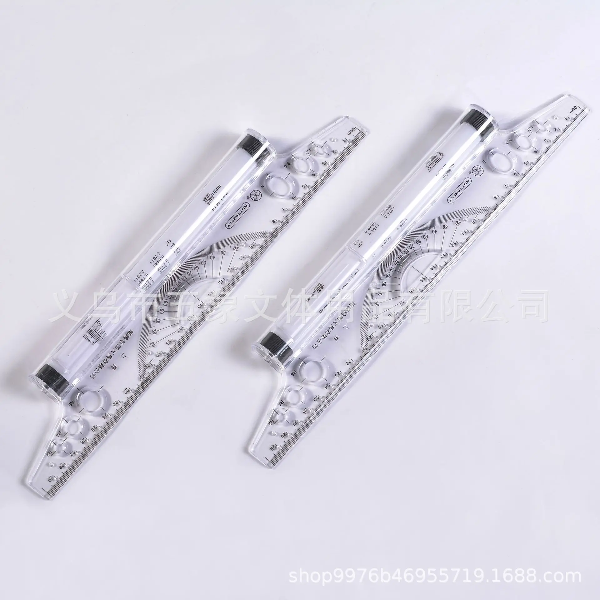 High Quality Multifunctional Student Art Clothing Drawing Angle Parallel Design Drawing Special Balance Ruler