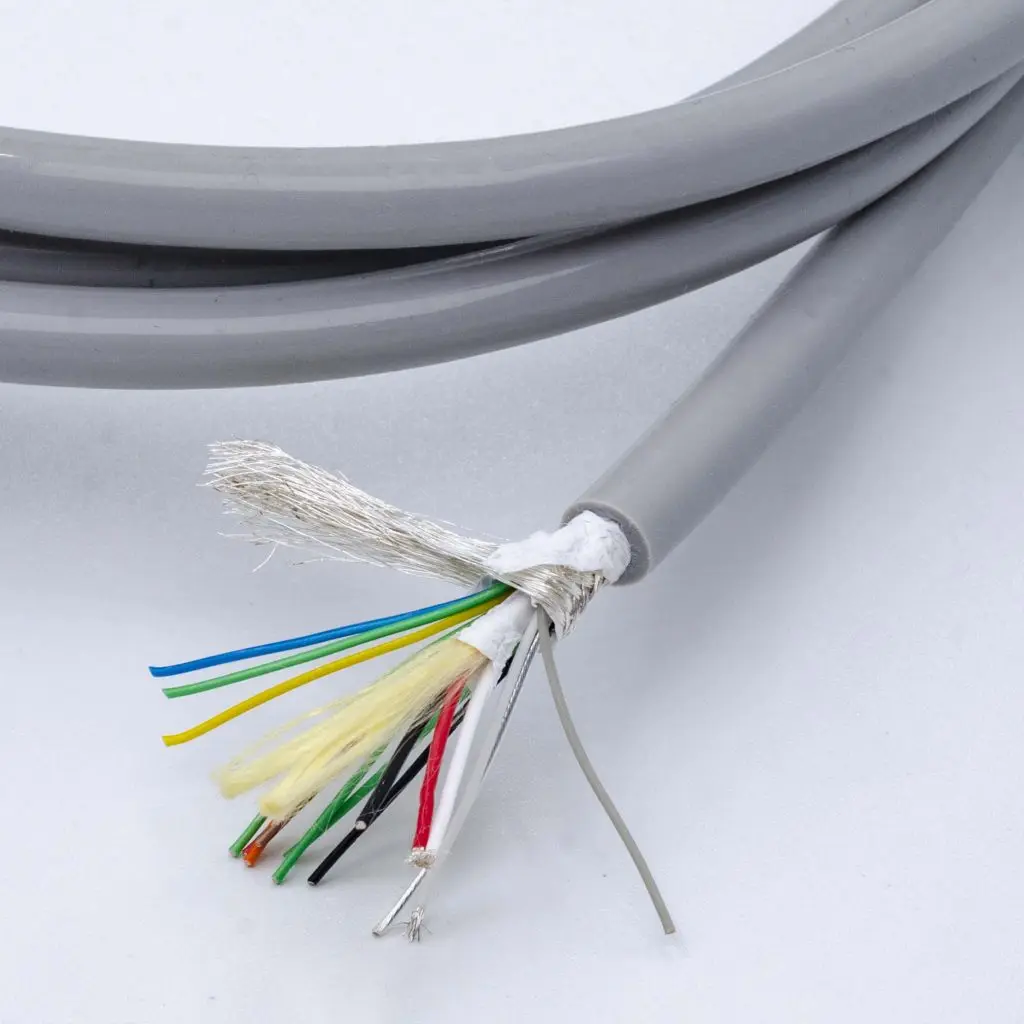 Reusable Silvered Copper conductor and Shielding Silicone Cable For Modern ESU Pencil