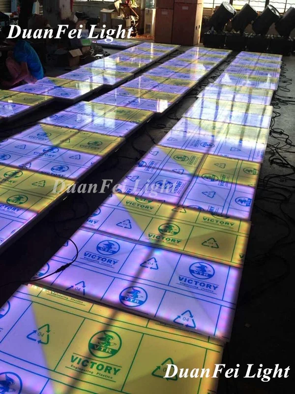 led stage light 100x100x10cm Acrylic led floor light up dance floor for wedding party ktv night club show