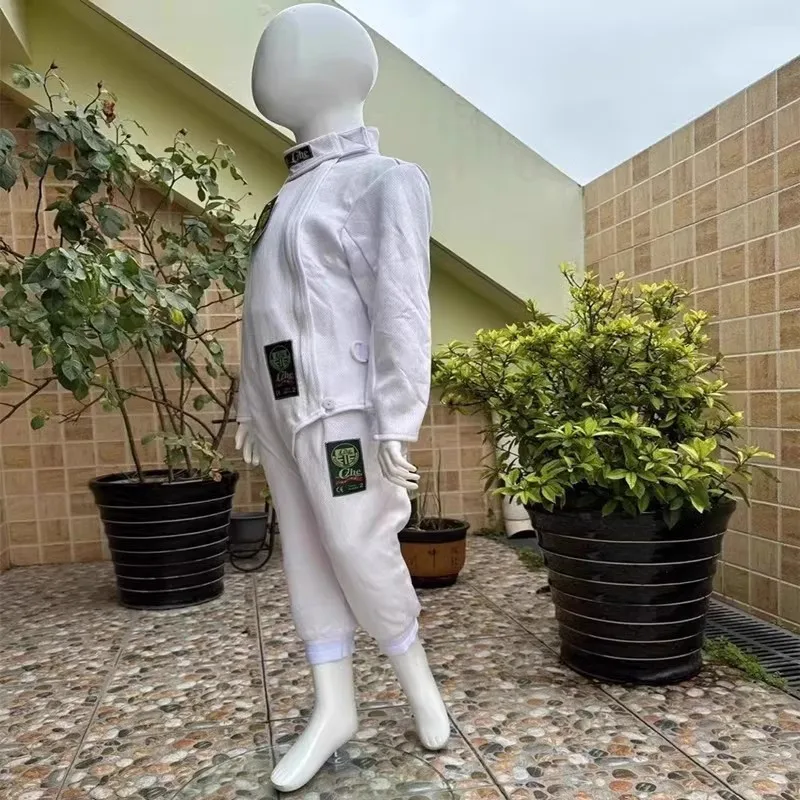 fencing sport equipment fie epee foil sabre clothes wear apparel lame suit plastron fencing uniform