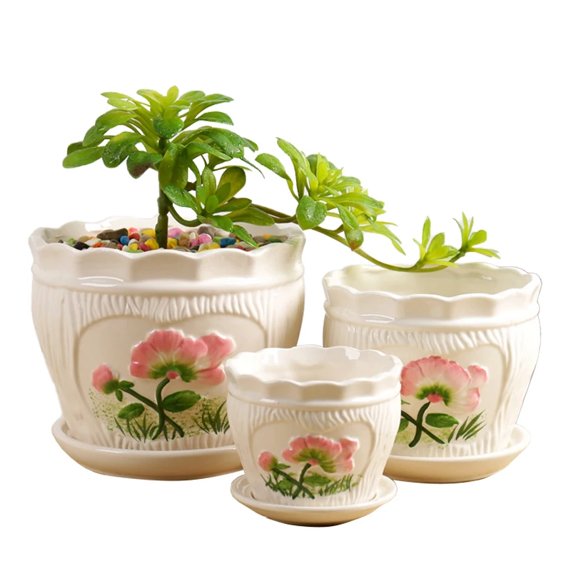 
wholesale indoor garden flower planter pots ceramic pots for plants 