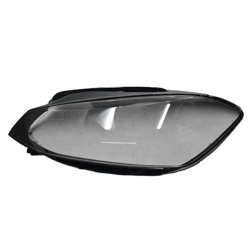 NEW STYLE auto parts black border transparent headlight lens cover for GOLF7.5  18-20 Year
