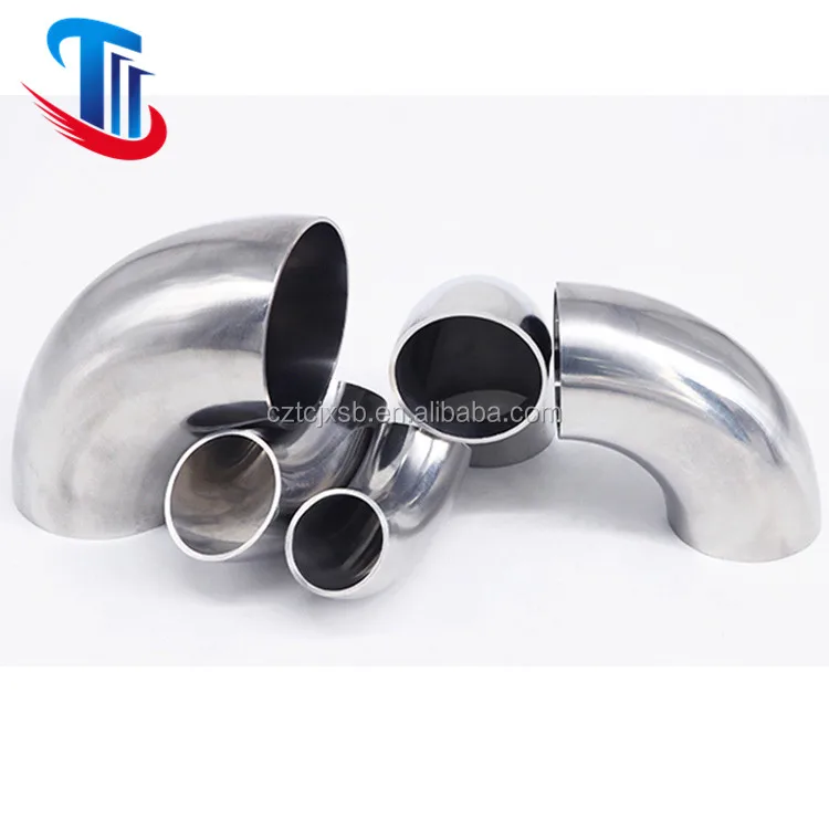 Stainless Steel 304 304L 316 SCH40 90 Degree  Long Radius Elbow ASME/ANSI B16.9