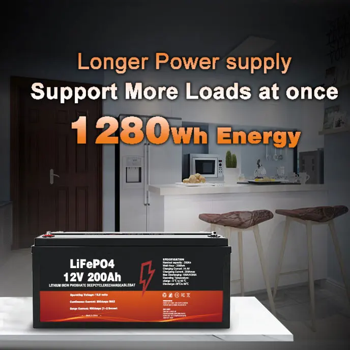 12V 100Ah Mini LiFePO4 Lithium Battery Low-Temp Protection 24 volt 300Ah Lithium Ion Battery  for RV/Solar System/Trolling Motor