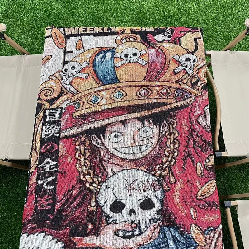 Wholesale Custom Wall Hanging Anime Tapestry Woven Throw Blanket tapestry blanket