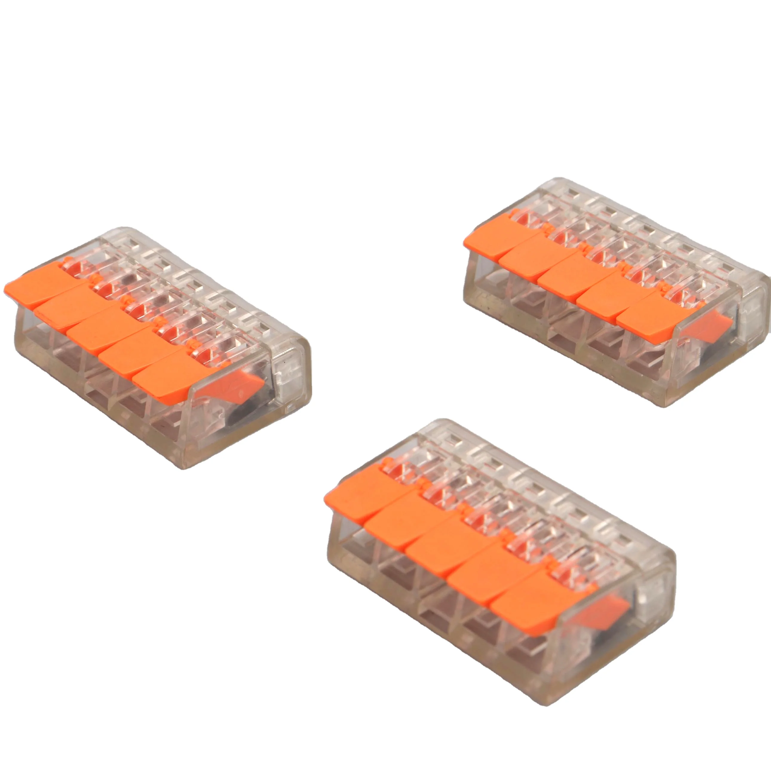 221-415 Spring Lever Wire Splice Connectors Compact connector Quick wiring terminals for home decoration