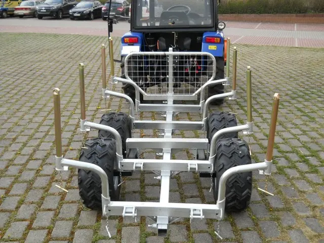 China wholesale crane timber trailer,log loader trailer,log trailer