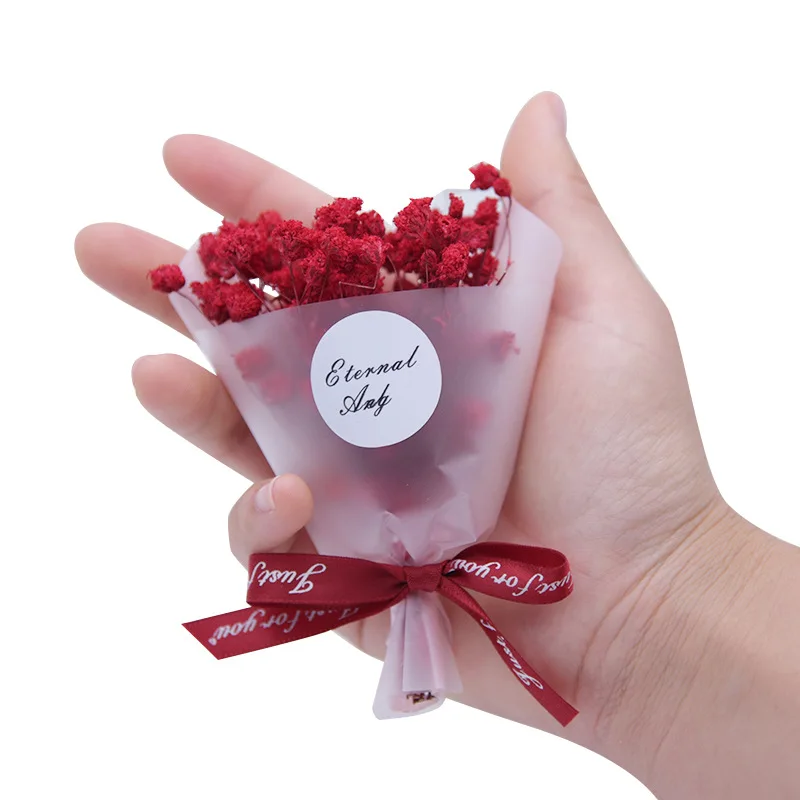 Лидер продаж, миниатюрный цветок для детей, искусственный гипсофил, украшение для дома, подарок на день Святого Валентина