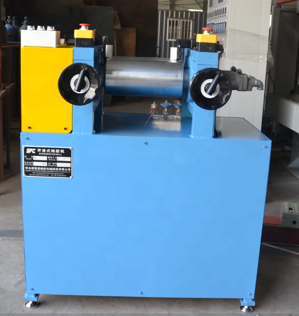 Two Roll Mill for Mixing Silicone Rubber / 6 Inch Open Mixing Mill for Lab / 6 Inch Rubber Mixing Machine