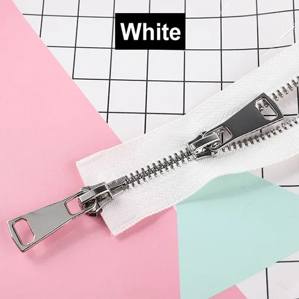 SAS #3 #5 #7 high quality hoodie metal zip double metal zippers brass zipper jeans metal zippers for dress