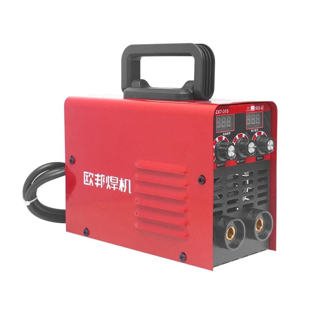 Red Mini Welding Equipment Portable Digital Inverter Home Welding Machine Efficient And Safe