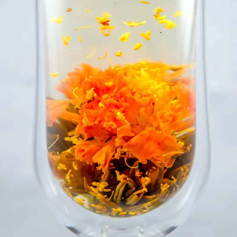 
N6 100% natural organic chinese herbal flower blooming tea ball 