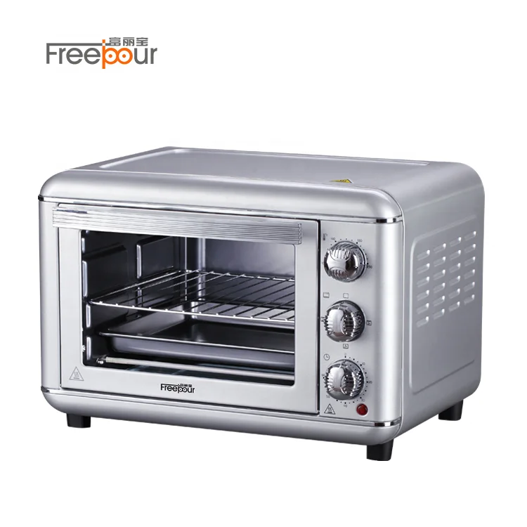 1400W 220V 23L Electric deck oven 3 rack with cake pizza baking function timer function toaster oven